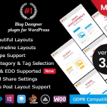 Blog Designer PRO for WordPress plugin