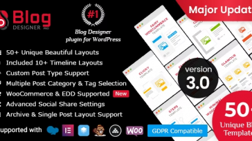Blog Designer PRO for WordPress plugin