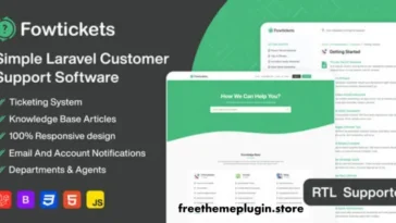 Fowtickets – Simple Customer Support Software With Ticketing System And Knowledge Base