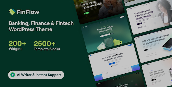 FinFlow 3.0.4 – Banking, Finance & Fintech WordPress Theme FinFlow 3.0.4 – Banking, Finance & Fintech WordPress Theme